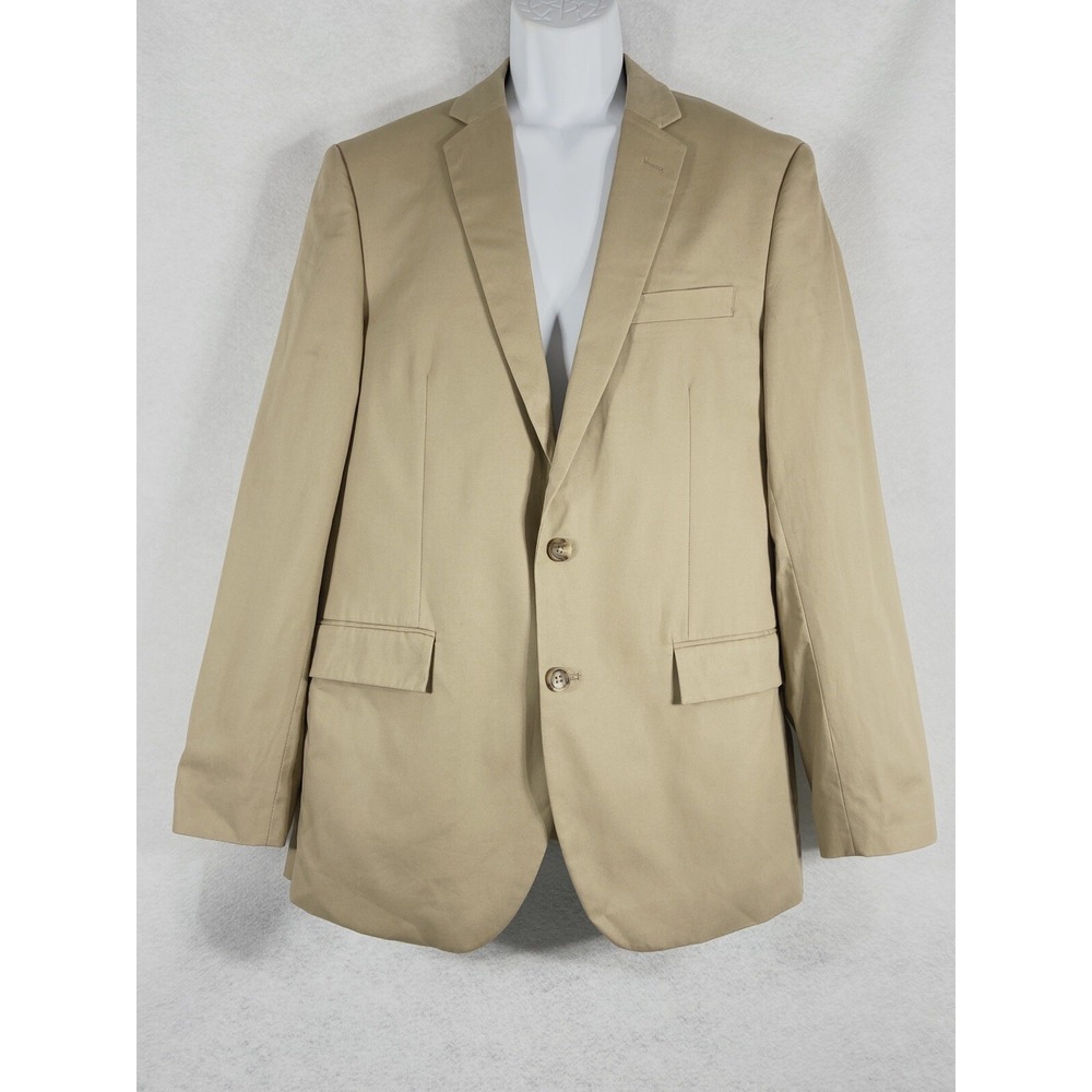 J.Crew Blazer Men's 42R Beige Thomson Jacket‎ Long Sleeves Sports Coat
